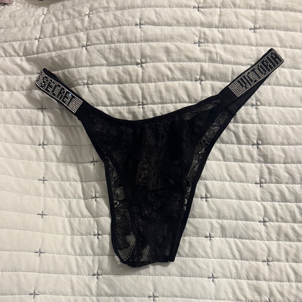Brand New with tags! Victoria's Secret Black Lace Panties